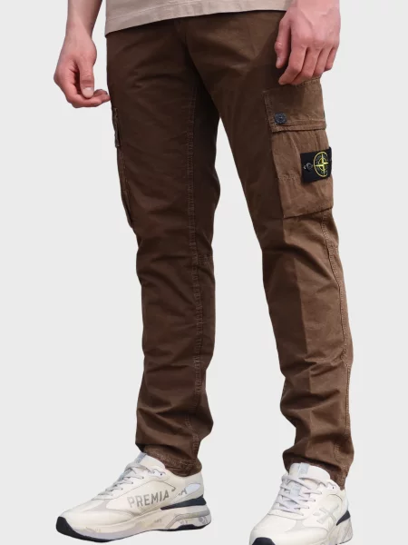 Штани карго Stone Island з камінням коричневі
