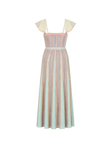 Rochie maxi Forte_forte roz