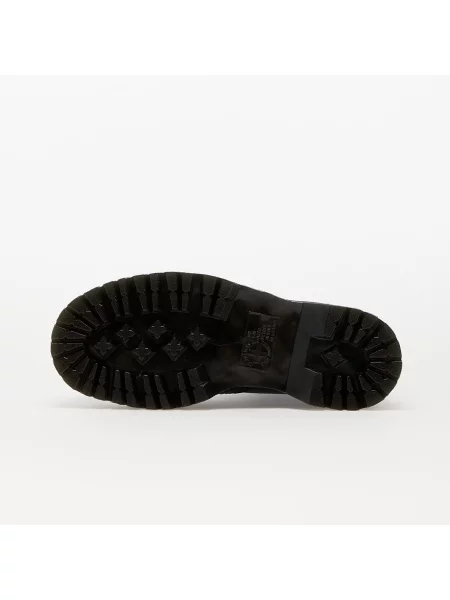 Botki Dr. Martens skórzane na platformie czarne