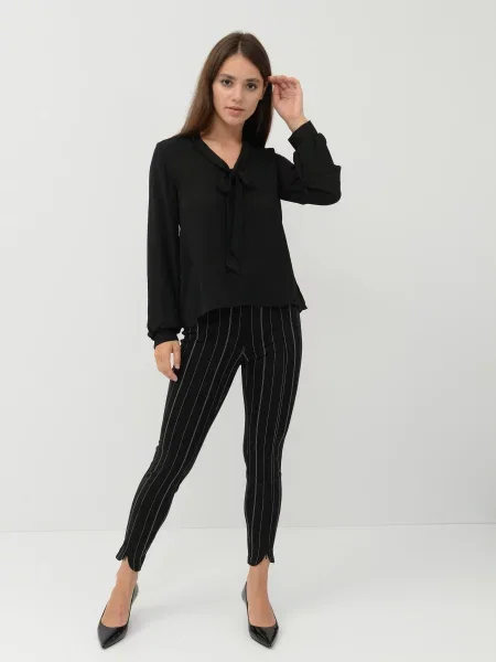 Monki Штани повсякденні чорний