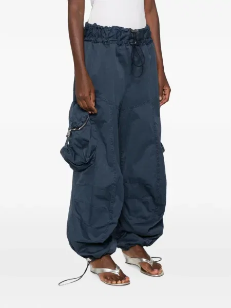 Pantaloni cargo The Attico albastru