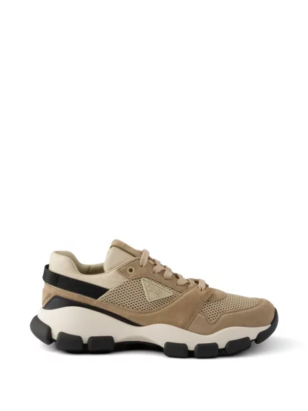 Sneakerși Prada din piele de căprioară
