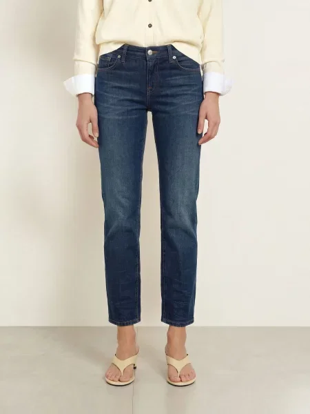7 For All Mankind Jeansy Straight blau