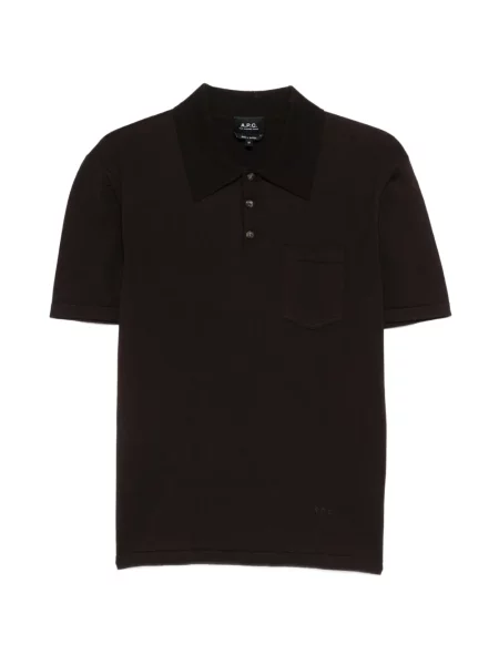 Tricou polo A.p.c. maro