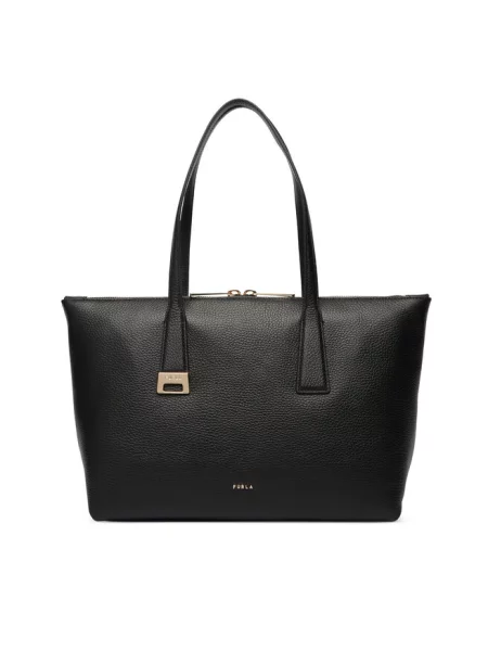 Shopperka Furla skórzana czarna