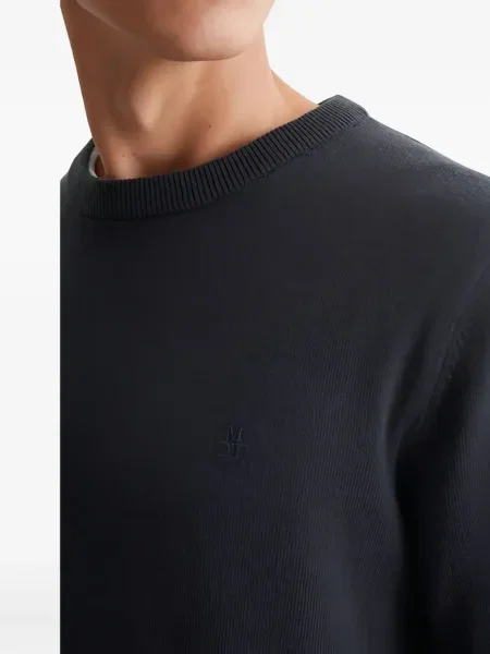 Pulover Marc O'polo cu decolteu rotund negru