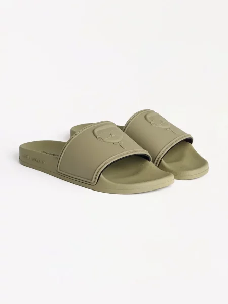 Шльопанці Karl Lagerfeld KONDO зелений