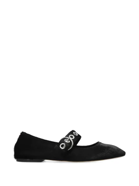 Pantofi cu toc Aeyde fără toc negru