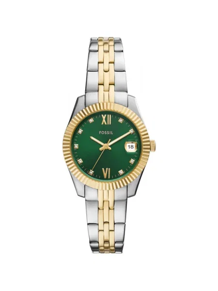 FOSSIL Analógové hodinky SCARLETTE zlatá strieborná zelená