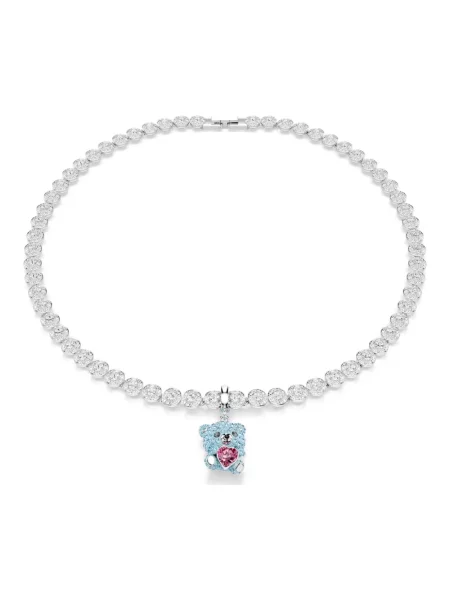 Naszyjnik Swarovski niebieski