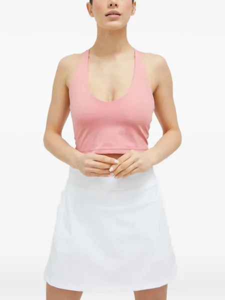 Top Dkny cu decolteu în U roz