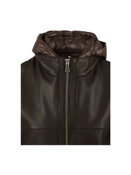 Kurtka skórzana The Jackie Leathers brązowa