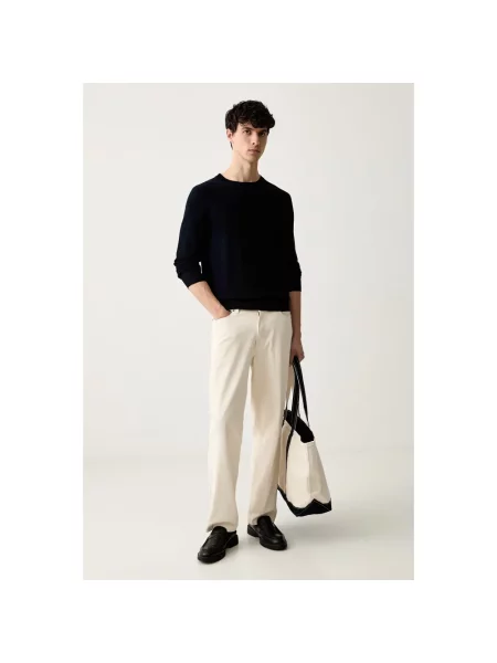 Sweter Trussardi niebieski