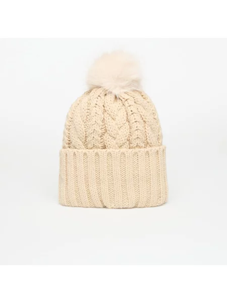Čepice New Era New York Yankees MLB Light Beige Cable Knit Beanie Hat Stone Universal béžový