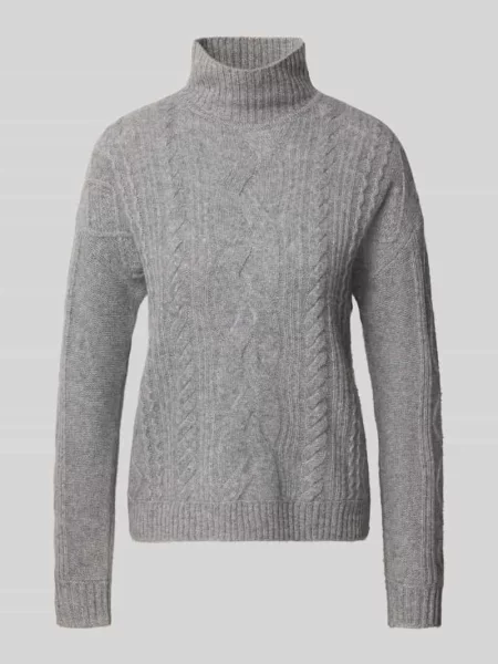 Sweter z kaszmiru ze ściegiem warkoczowym Christian Berg Woman