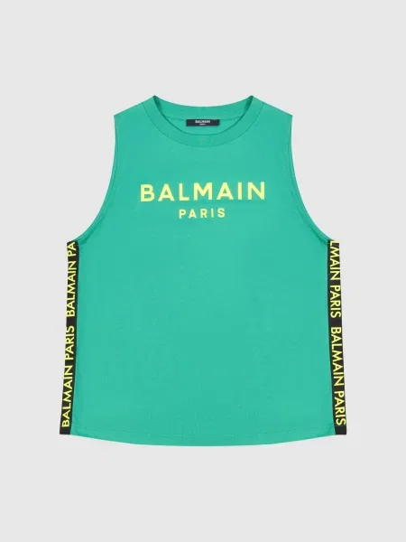 Детская футболка Balmain белая
