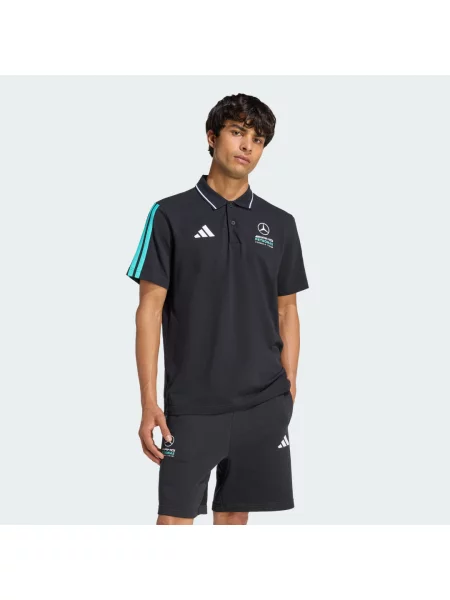 Koszulka polo MERCEDES-AMG PETRONAS FORMULA 1 TEAM DNA czarne
