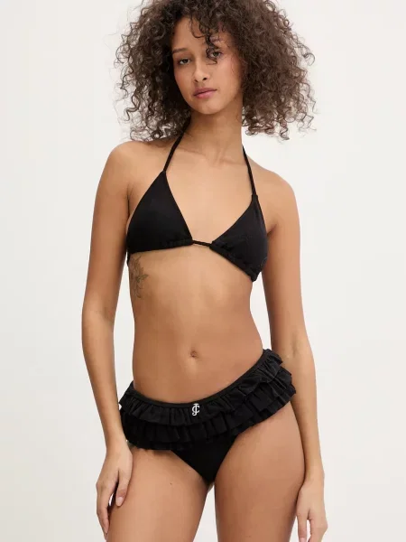 Juicy Couture dvoudílné plavky FRILLY BIKINI černé