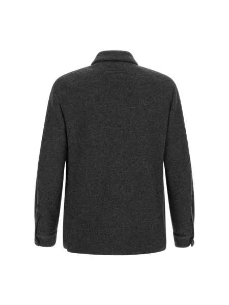 Kurtka Zegna wełniana szara