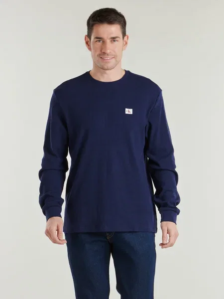 Klasszikus póló Calvin Klein Jeans kék