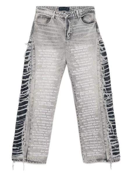 Blugi evazați Who Decides War gri