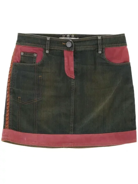 Džínová sukně Christian Dior Pre-owned šedé