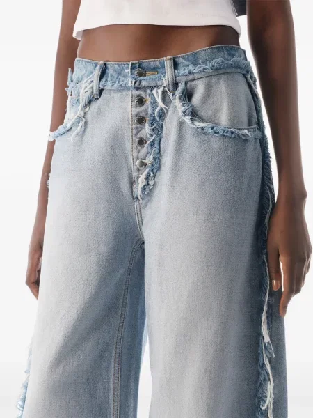 Blugi cu picior larg Alexander Wang albastru