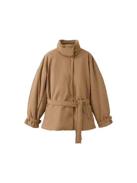 MANGO Geacă de iarnă ANORAK TIMEX mokka maro