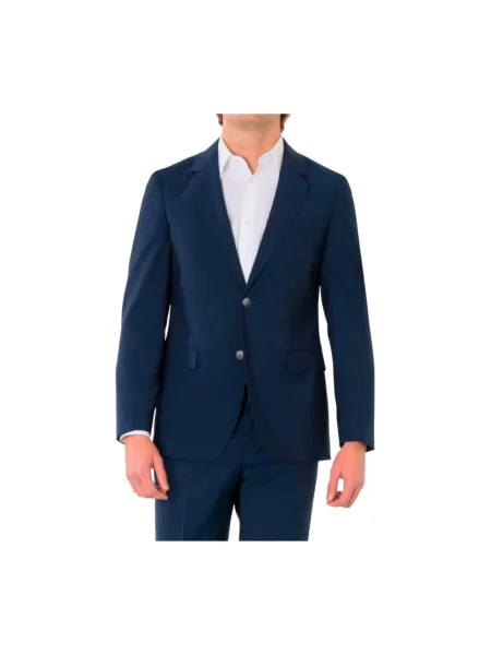 Garnitur Hugo Boss wełniany niebieski