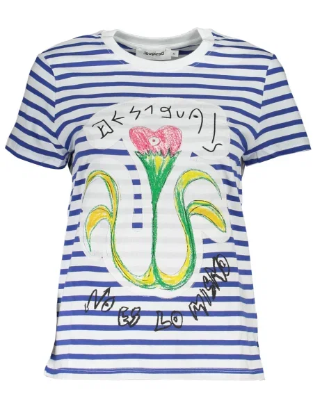Tricou Desigual scurt albastru