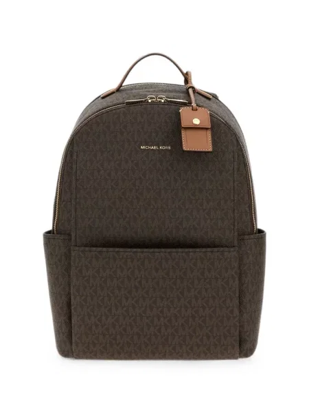 Rucsac Michael Michael Kors cu imagine din piele verde