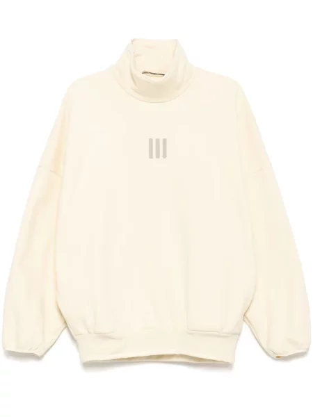 Haftowana bluza Adidas z dekoltem w serek czarna