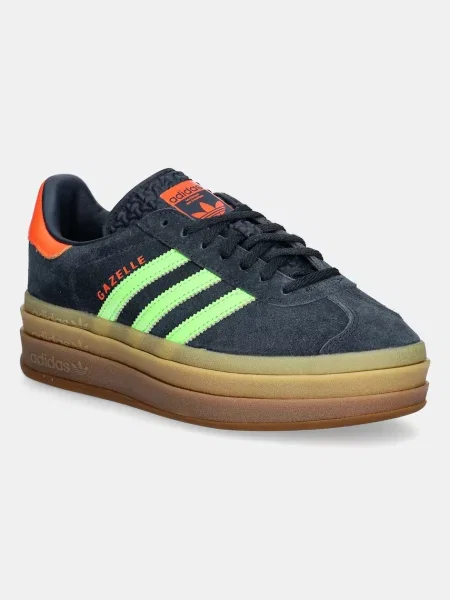 Sneakers adidas Gazelle Bold W Aurora Ink/ Solar Orange/ EUR 39 niebieskie