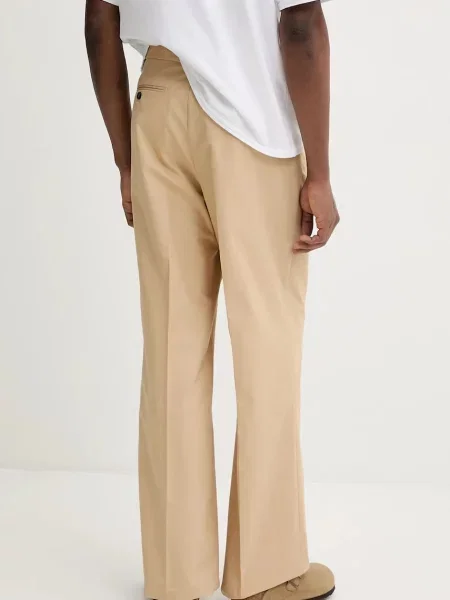 Bally pantaloni drept bej