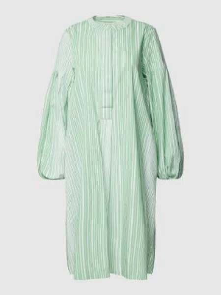 Sukienka koszulowa o długości do kolan ze wzorem w paski Tom Tailor