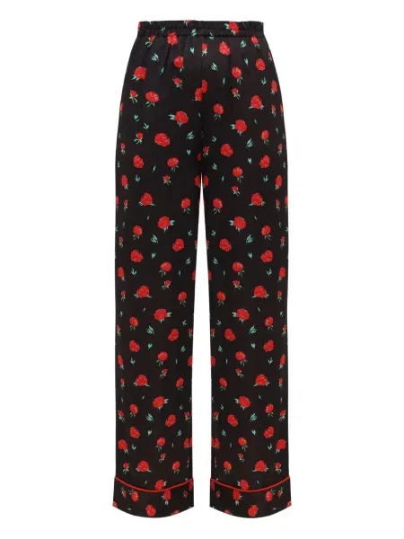 Pantaloni Sleeper cu imagine negru