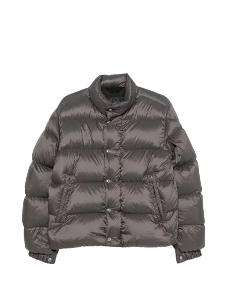 Bunda Moncler s autogramem šedá