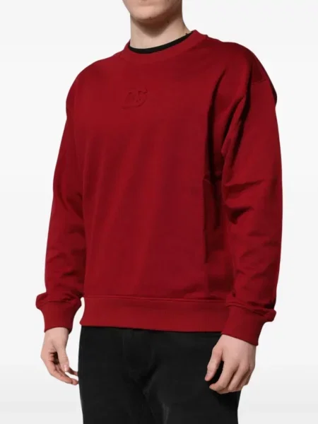 Melegítő felső Dolce & Gabbana autogrammal piros