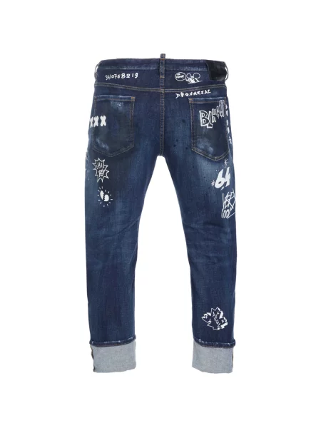 Džínsy Dsquared modrá