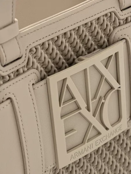 Кожаная сумка через плечо Armani Exchange