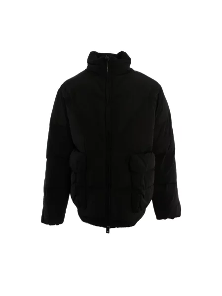 Kurtka puchowa Emporio Armani ze stójką czarna