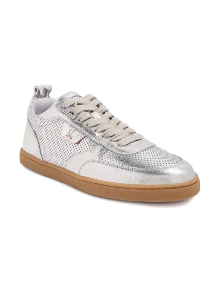 Sneakersy Christian Louboutin skórzane szare