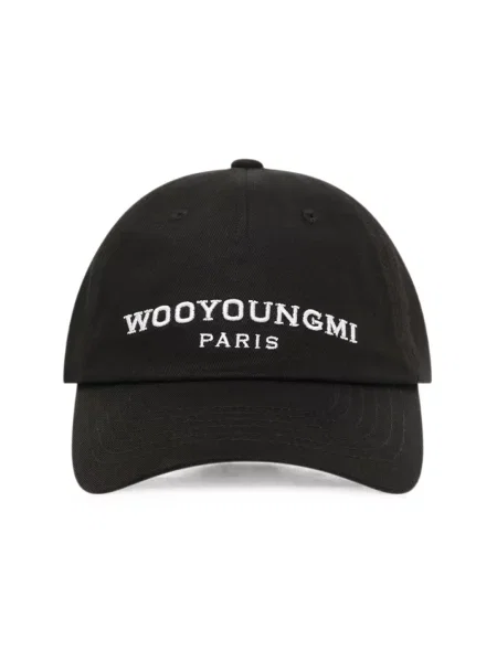 Czapka z daszkiem Wooyoungmi czarna