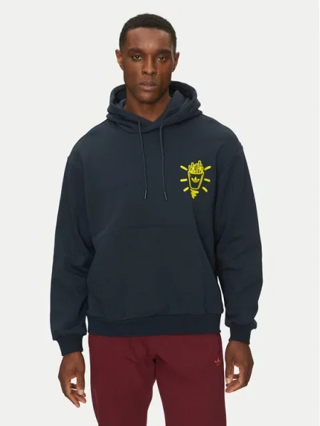 Свитшот Adidas в уличном стиле синий