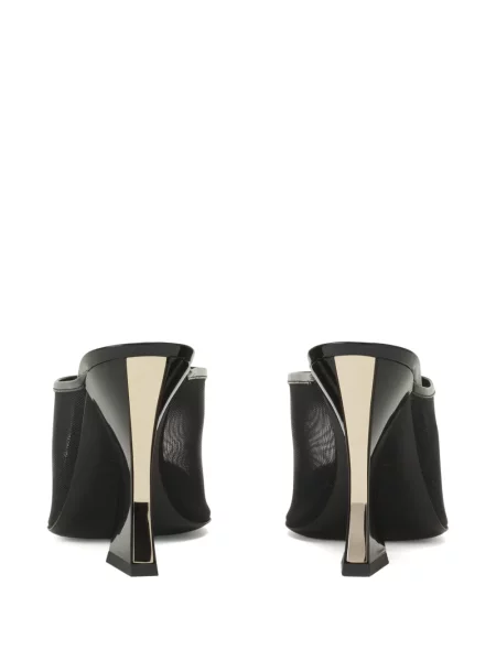 Pantofi cu toc Lanvin plasă alb
