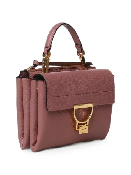 Geantă shopper Coccinelle din piele roz