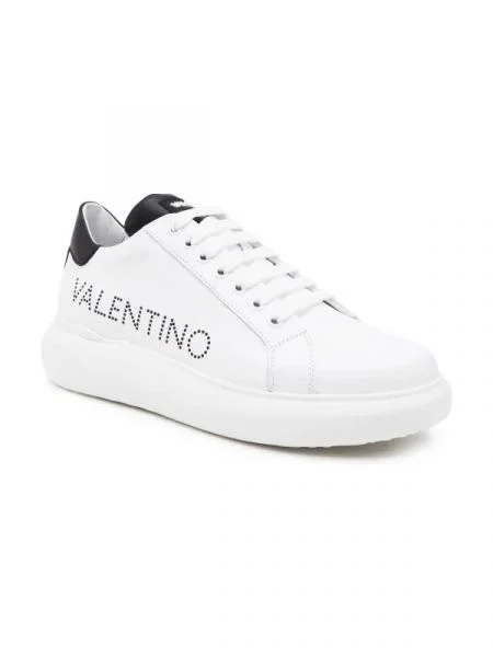 Valentino De piele sneakers BOUNCE S alb