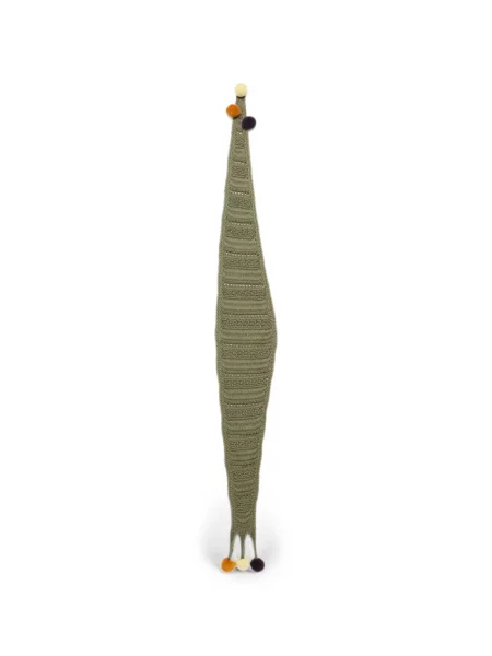 Fular Jw Anderson cu pompoane verde