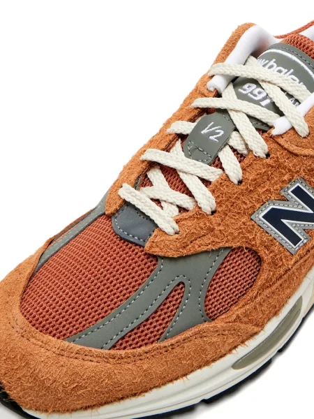 Sneakerși New Balance din piele de căprioară negru