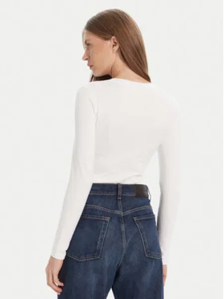 Guess Jeans Majica dugih rukava bijela